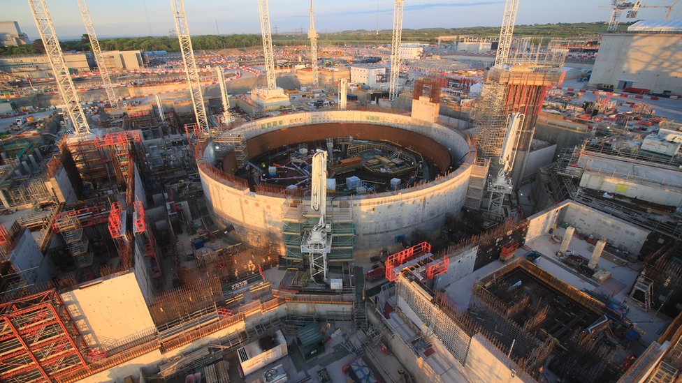 Hinkley Point C Nuclear Reactor Concrete Base Completed c News