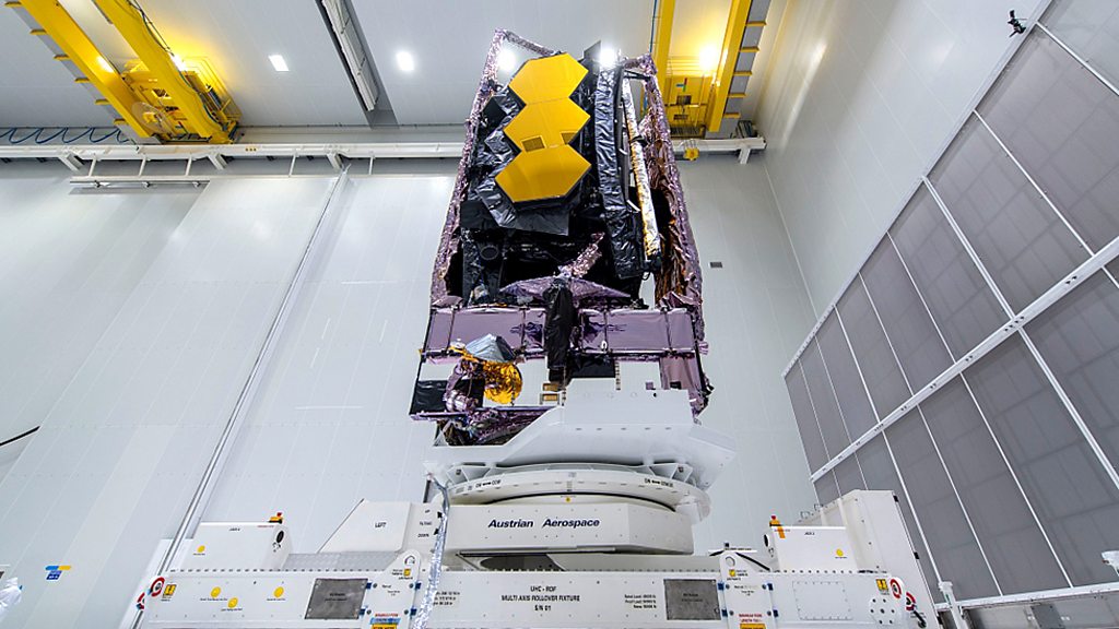 Perfect James Webb Telescope On Track For Launch Bbc News