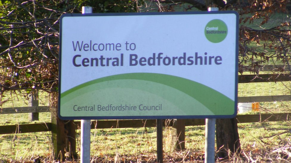 Знак Совета Центрального Бедфордшира