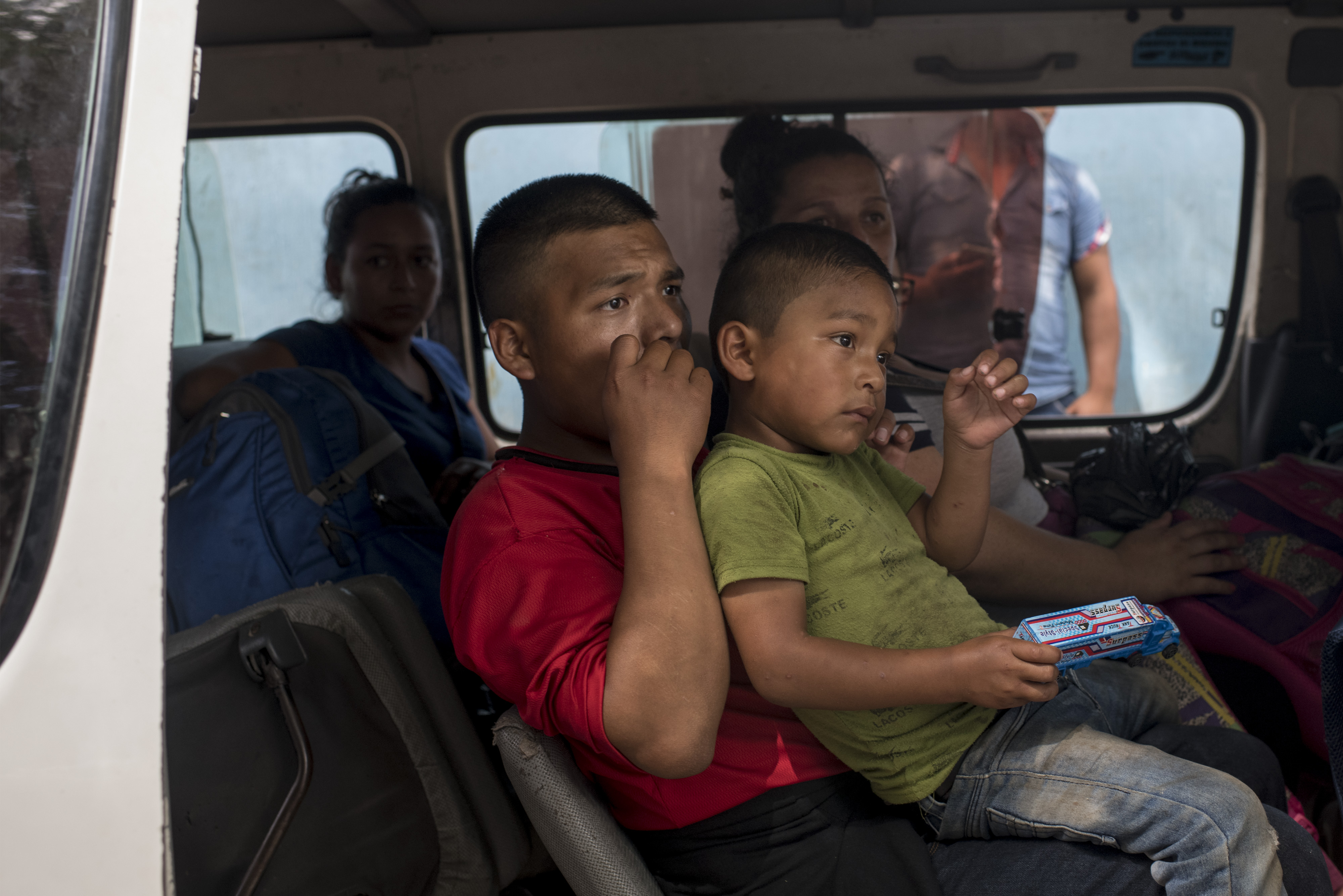 Мигранты, перебравшиеся в Мексику