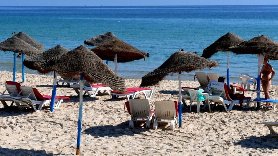 شاطئ في تونس