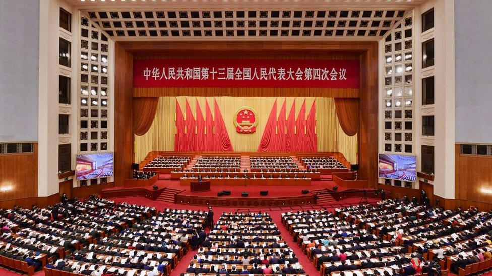The 13th National People's Congress (NPC) opens at the Great Hall of the People