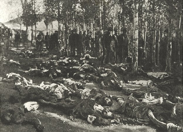 Se estima que entre 200.000 y 300.000 personas perecieron en una serie de matanzas y asesinatos colectivos que sufrieron los armenios del Imperio otomano entre 1894 y 1896.