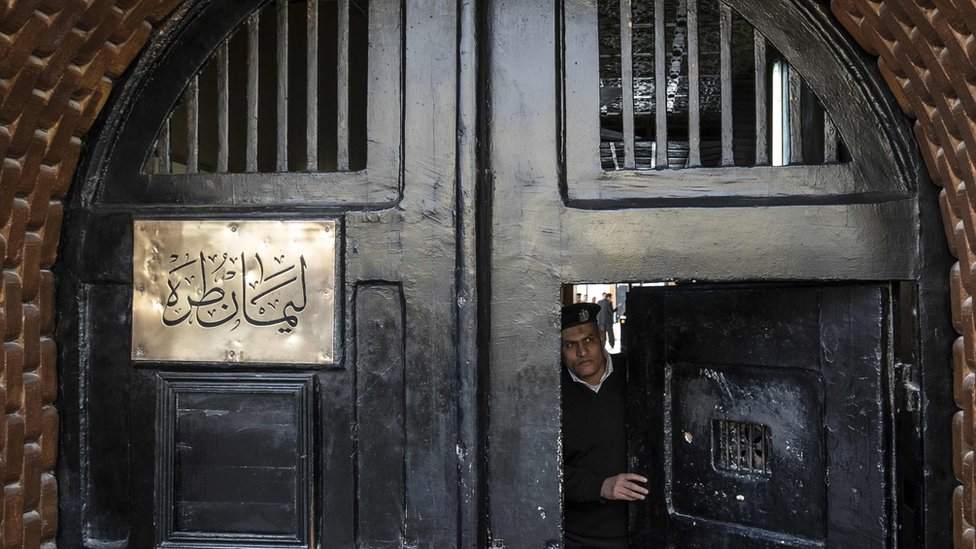 Фотография из архива входа в тюрьму Тора в Каире (11 февраля 2020 г.)