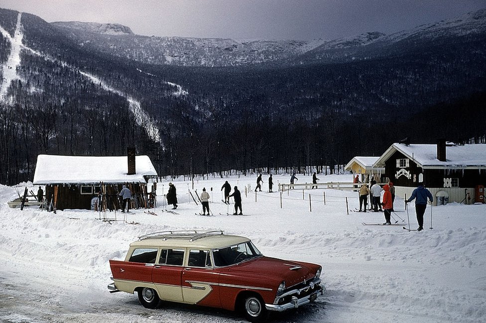 Stowe, Vermont, en 1956
