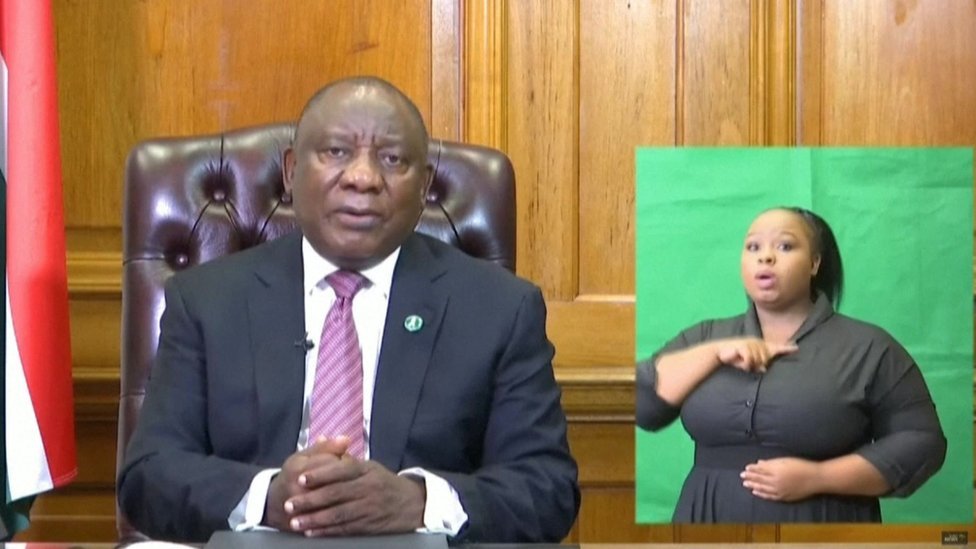 Cyril Ramaphosa in address to the nation