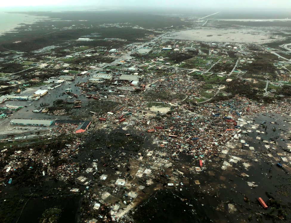 Разрушения на островах Абако