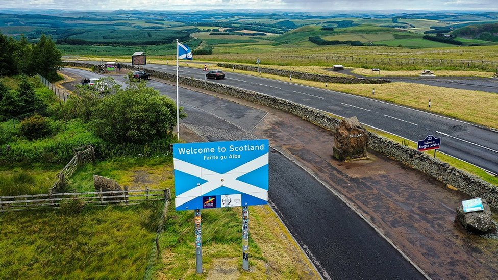 Знак приветствия Шотландии
