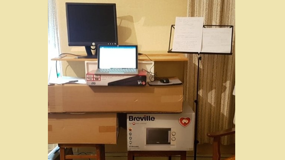 home made desk