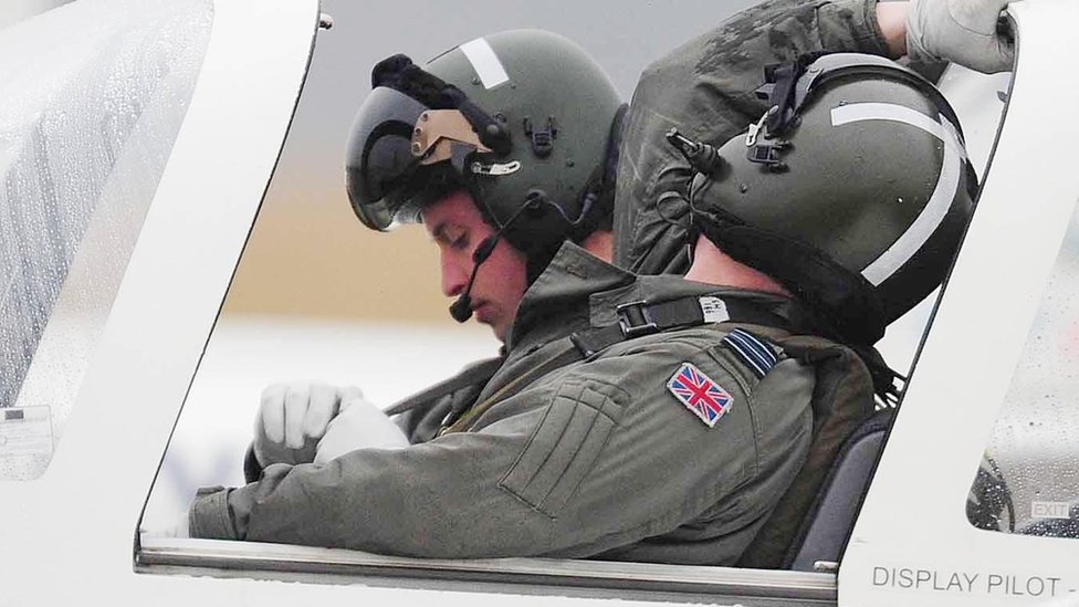Принц Уильям в RAF Cranwell в 2008 году
