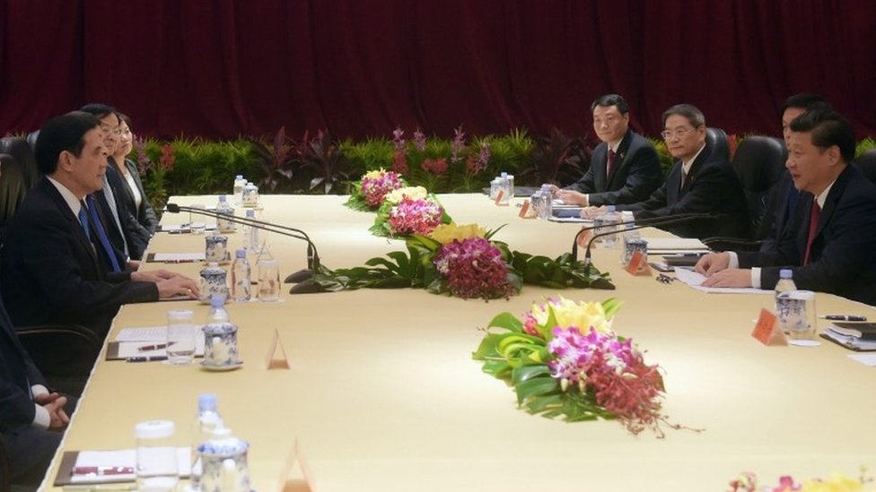 Встреча лидеров Китая и Тайваня в Сингапуре, 7 ноября 2015 г.