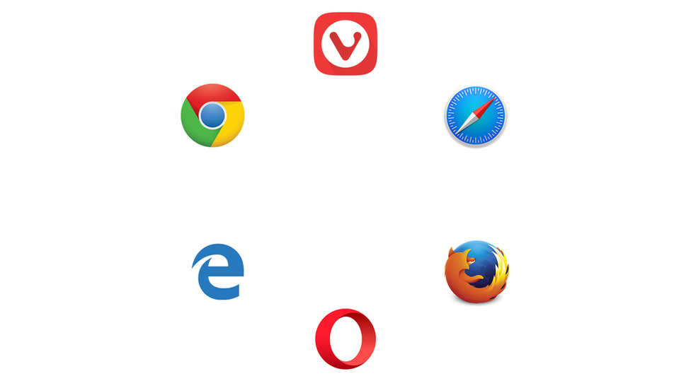 Logos de los 6 buscadores