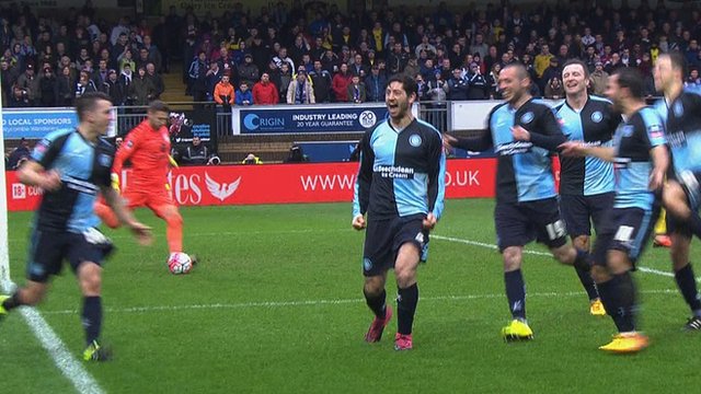 Penalty hands Wycombe Wanderers equaliser