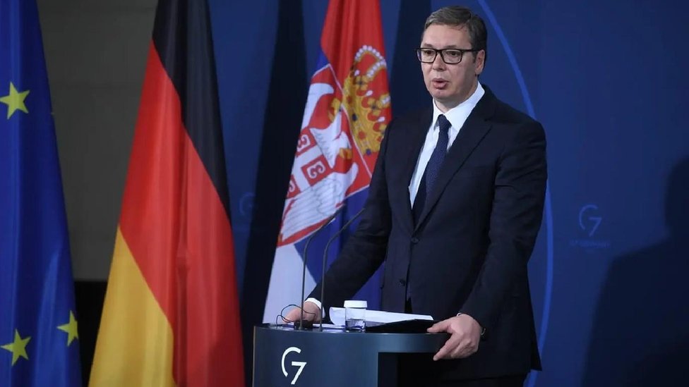 Vučić je nedavno bio u poseti Nemačkoj gde je razgovarao sa kancelarom Olafom Šolcem