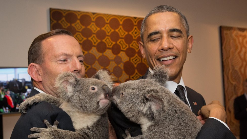 Barak Obama i koala
