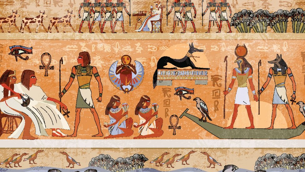 Representación de la civilización egipcia