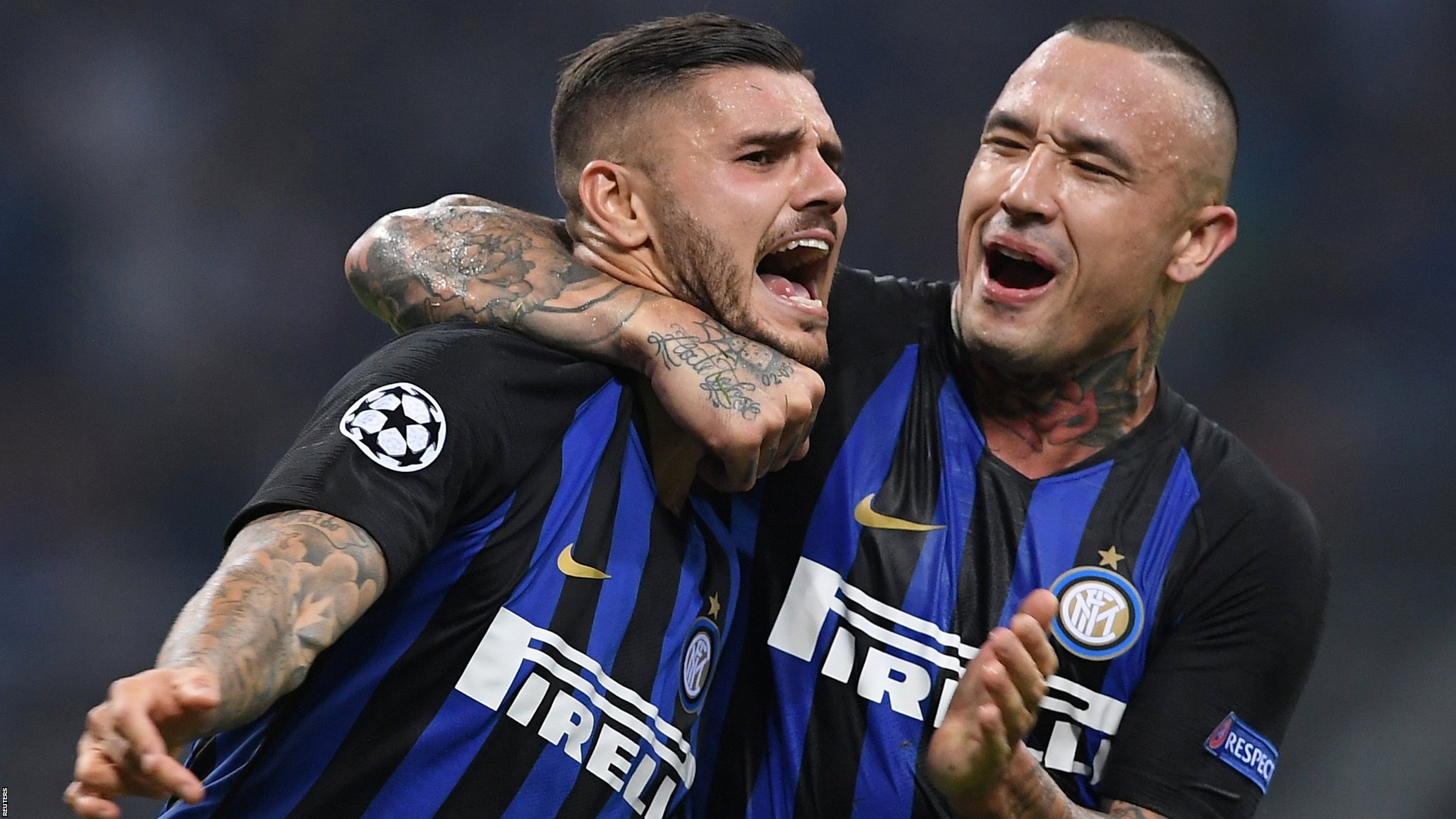 Inter Milan 2-1 Tottenham Hotspur: Inter stun Spurs with late fightback - BBC Sport