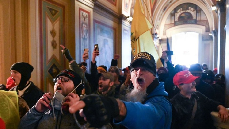 Pro-Trump supporters storm the US Capitol