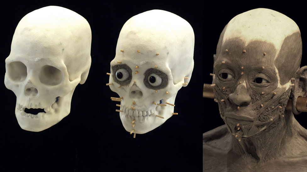 El artista forense Oscar Nilsson tardó más 220 horas en reconstruir el rosto de la Reina Wari. (Foto: Oscar Nilsson) La reconstrucción de la Reina Wari (Foto: Oscar Nilsson)