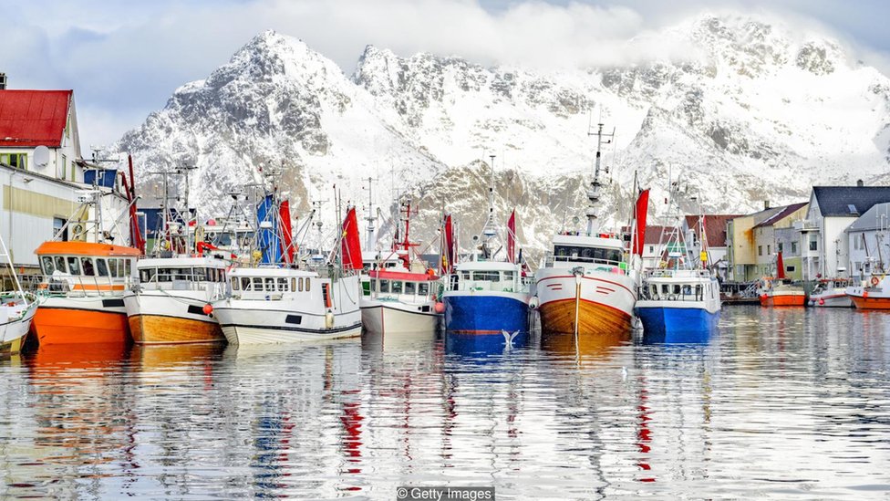 Komunitas nelayan Norwegia