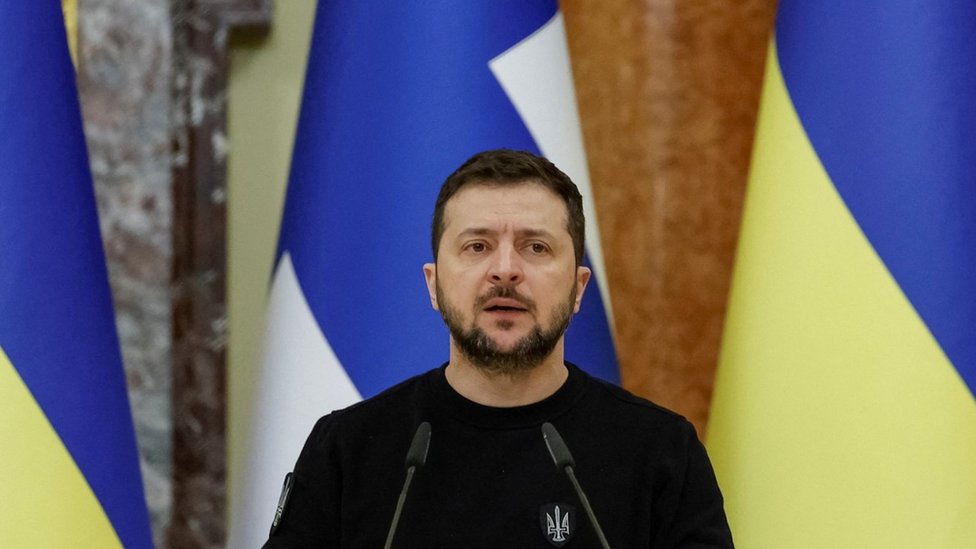 Ukraine war: Russian athletes cannot be allowed at Olympics, Zelensky says