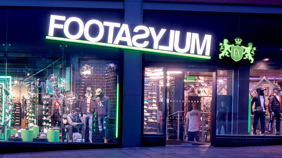 Footasylum shares plunge on profit warning - BBC News