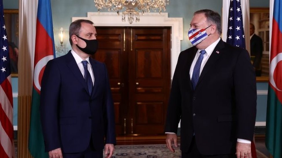 Menlu Armenia Zohrab Mnatsakanyan bertemu dengan Mike Pompeo Jumat (23/10).