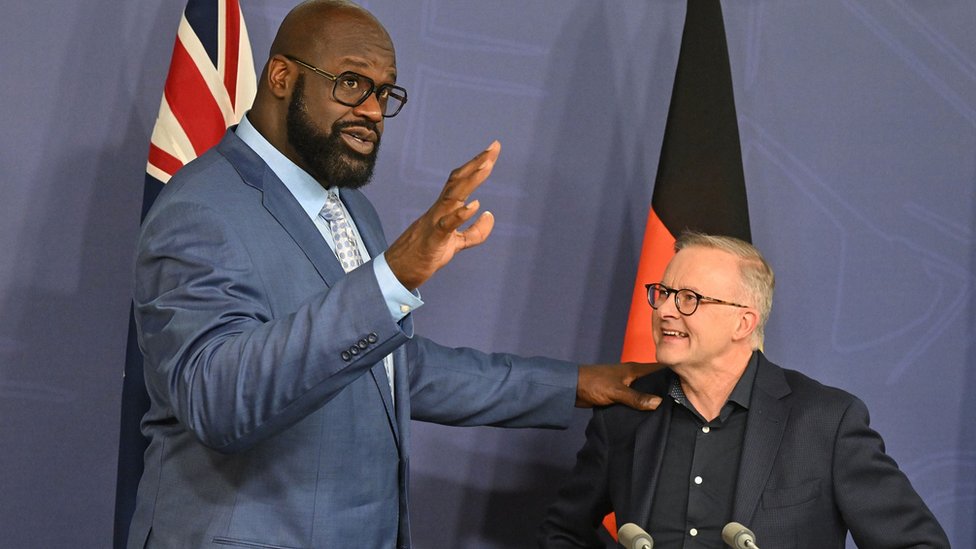 Shaquille O'Neal backs Australian Indigenous vote