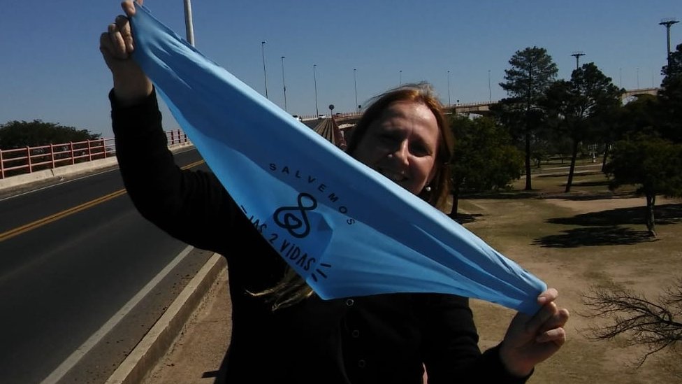 Clarisa Rodríguez: "Sentimos la necesidad de salir a la calle en todo el país para expresar nuestra postura, en contra de la ley". Clarisa Rodríguez