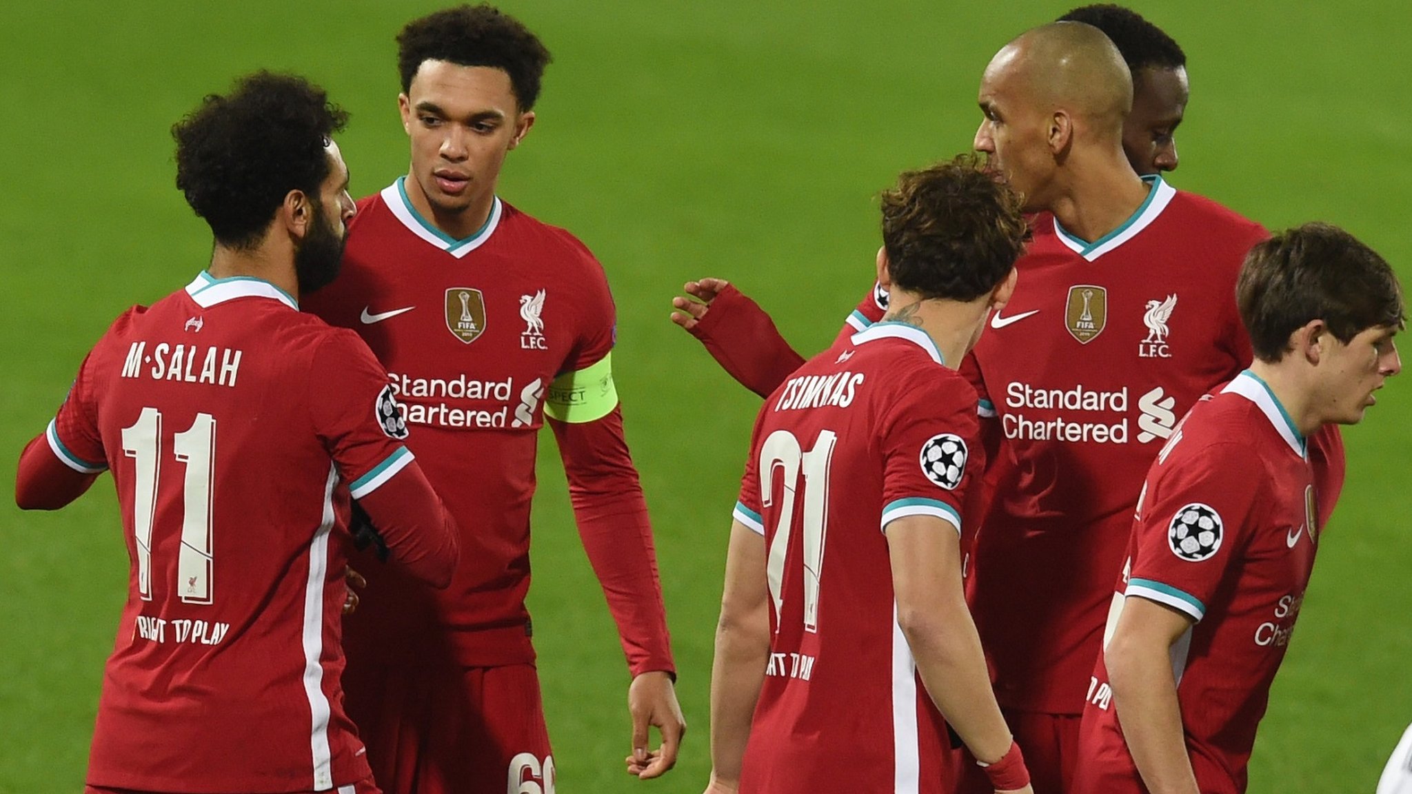 Champions League: Midtjylland 1-1 Liverpool - Mohamed Salah becomes record scorer