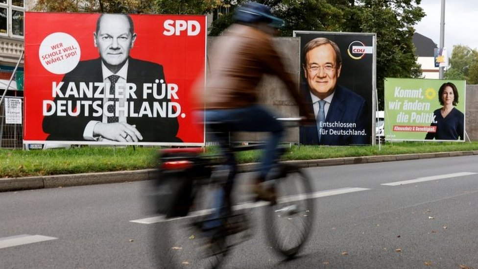 Cartazes de propaganda eleitoral na Alemanha