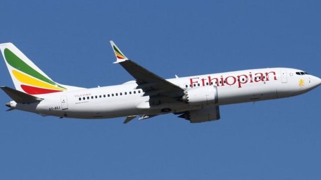 Avión de Ethiopian Airlines