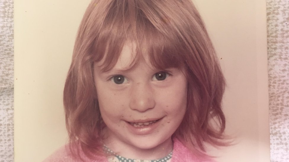 Jeni Haynes, aged four