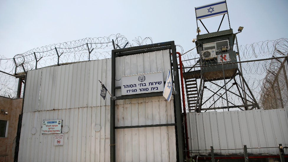 Arhivska fotografija izraelskog vojnog zatvora Megido