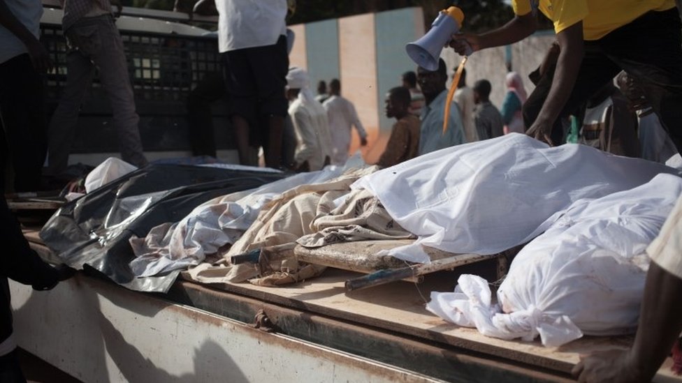 Central African Republic protesters lay corpses at UN's door after