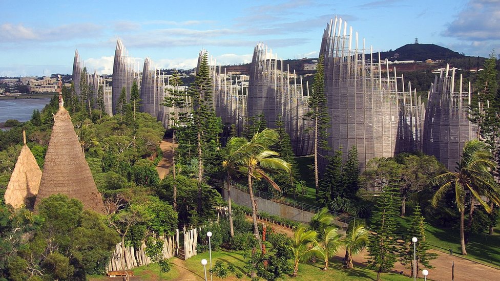 Centro Cultural Tjibaou, Nouméa (foto de archivo).