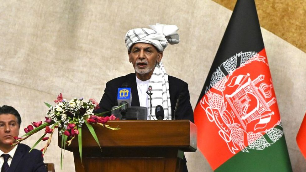 The president, Ashraf Ghani.