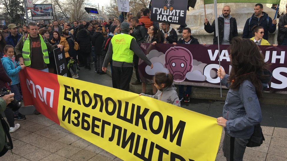 ekološki protest, zagađenje vazduha