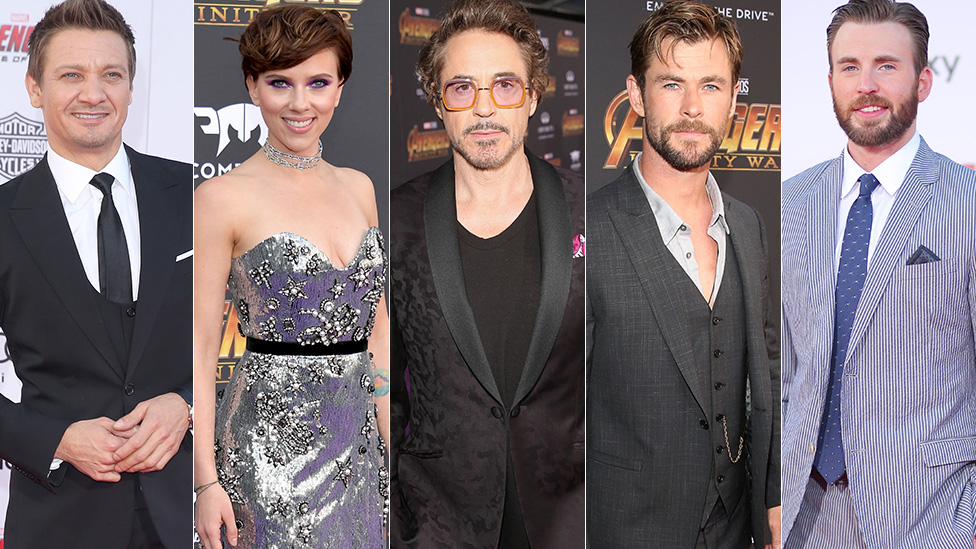 Infinity War: Avengers cast get matching tattoos - BBC News