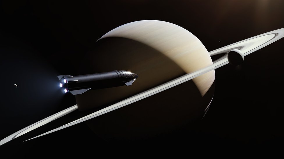 Звездолет на Сатурне