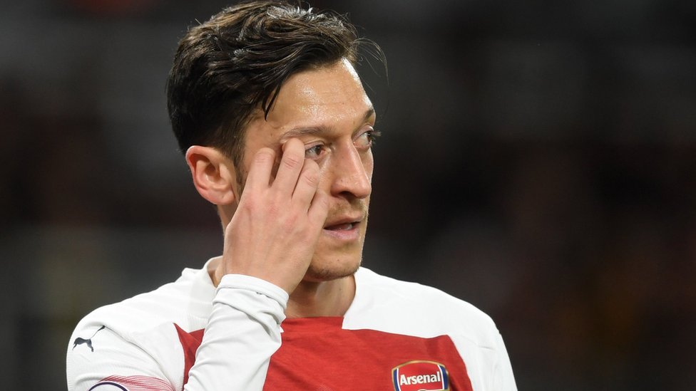 Arsenal midfielder Mesut Ozil