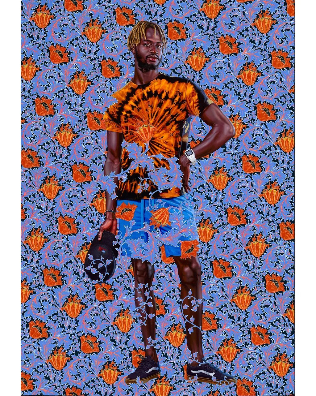 Retrato de um Jovem, do artista norte-americano Kehinde Wiley, 2021