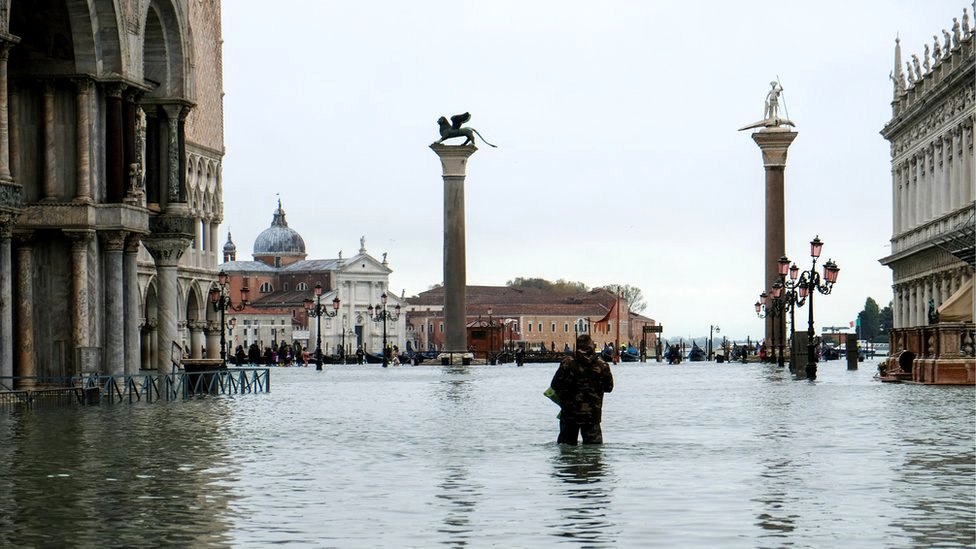 trg svetog marka venecija poplava