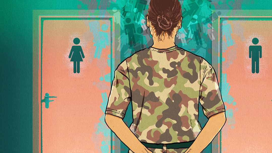 1080px x 608px - The secret life of a transgender airman - BBC News