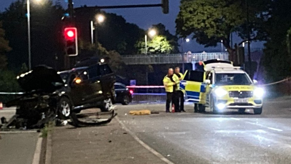 Bristol Driver seriously injured after collision with police car