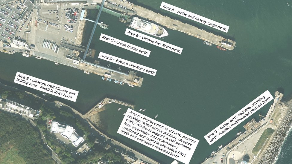 Предложения по глубоководному порту в Дугласе, остров Мэн