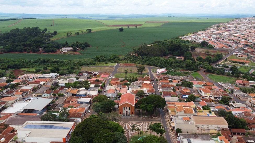 Vista panorámica de Serrana, Brasil.