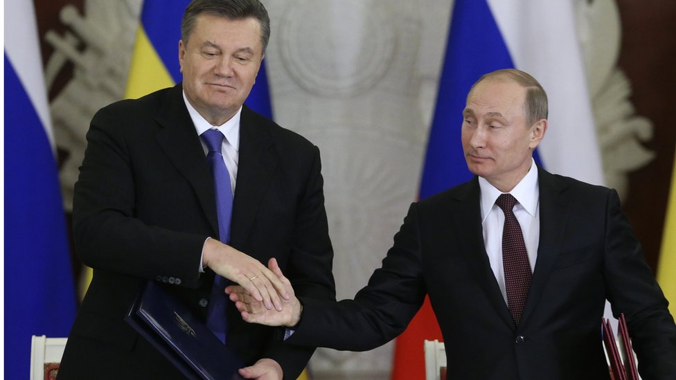 Віктор Янукович та Володимир Путін