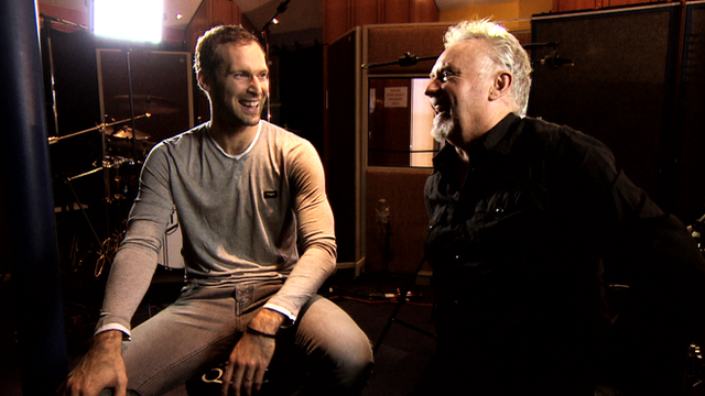 Petr Cech and Roger Taylor