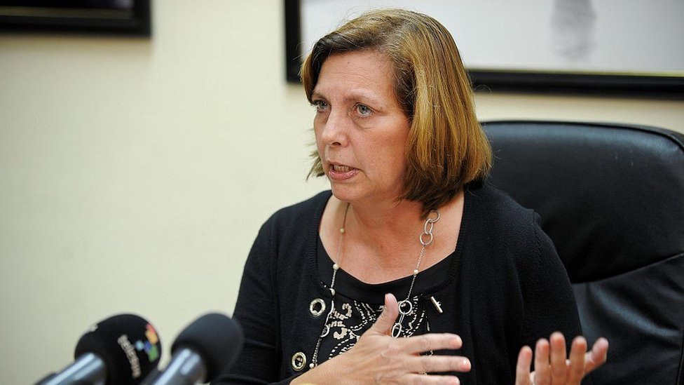 La diplomacia cubana ha señalado que esto dañará las relaciones bilaterales. Josefina Vidal, directora general para Estados Unidos del gobierno cubano, en una rueda de prensa en octubre.